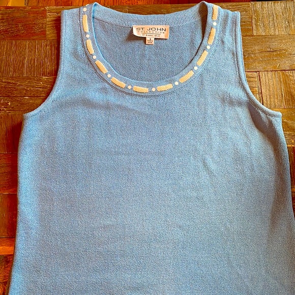 St. John Collection by Marie Gray Santana Knit Shell🖤 - Picture 4 of 10